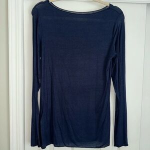 NEW Intimissimi Boat Neck Modal Cashmere Ultralight Top- Size XL